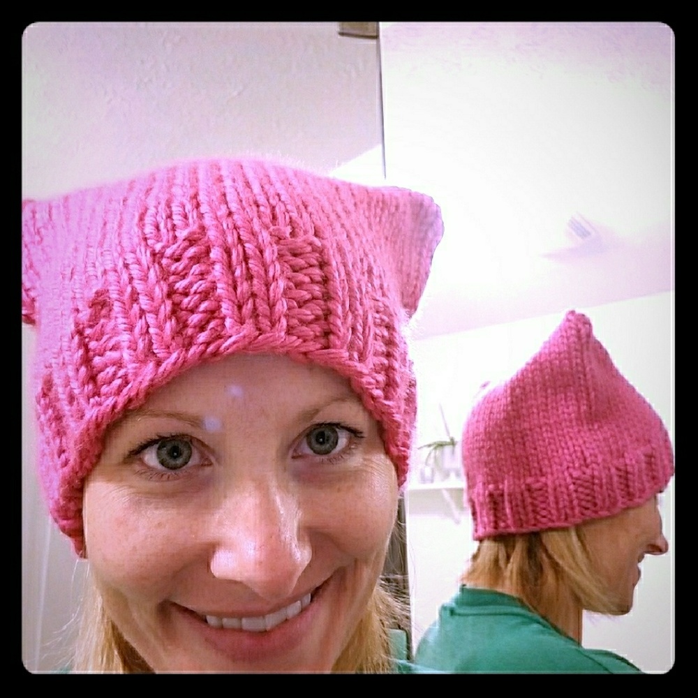 #pussyhatproject handmade by me